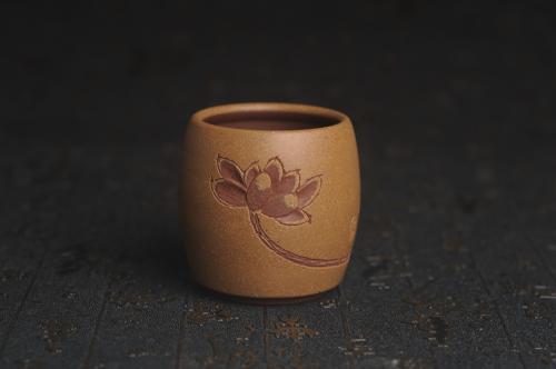 美壶定制紫砂壶 美杯国庆特惠 精品好泥好工雅致厚实清莲主人杯三式 