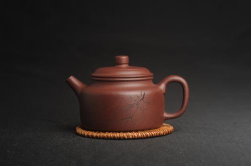 王静然紫砂壶 ,美壶特惠 优质紫泥精致枯枝鸟德中壶 矿物质丰富 茶人醉爱 原矿紫泥