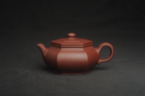 紫砂壶图片：美壶特惠 全手工优质紫红泥精致大彬六方 特文气 - 美壶网