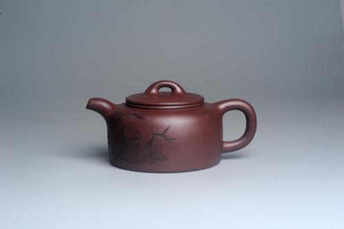 周小培紫砂壶 潜力股周小培老师 4号井深井红皮龙 全手工过桥井栏壶 浩然养素 红皮龙