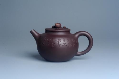 周斌紫砂壶 实力派工艺师周斌 优质底槽清全手工精工 原创寿桃壶 陶兴双刀装饰 福如东海长流水 寿比南山不老松 特 原矿底槽清
