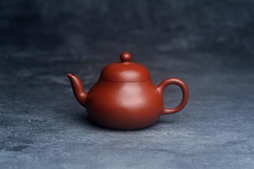 美壶定制老师紫砂壶 美壶特惠紫砂壶摹古孟臣款朱泥小潘梨壶 工夫小品中式茶具 原矿朱泥