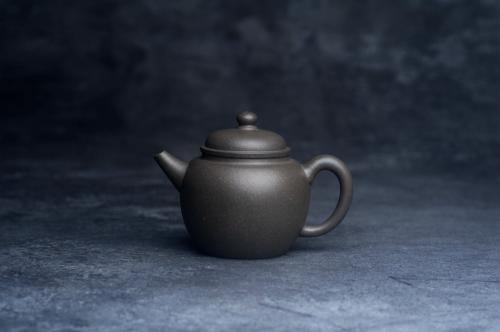 美壶定制老师紫砂壶 美壶特惠 特好青灰段泥高士紫砂壶 茶人醉爱 青灰泥