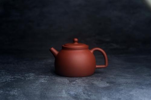 美壶定制紫砂壶 美壶特惠 标矿级红泥小半月紫砂壶 茶人醉爱 原矿红泥