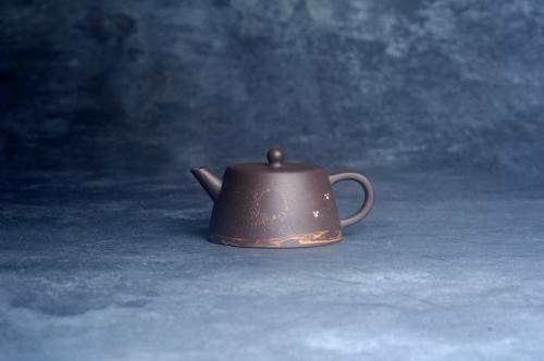 美壶定制老师紫砂壶 美壶特惠 特好紫泥绞泥柱础壶 茶人醉爱 原矿紫泥