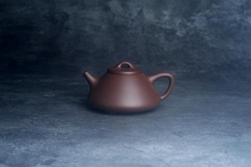 美壶定制老师紫砂壶 美壶特惠 特好老紫泥紫玉金砂子冶石瓢 原矿紫泥