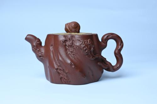 美壶定制老师紫砂壶 美壶特惠 精品底槽青全手工留痕壶 细节生动 原矿底槽清