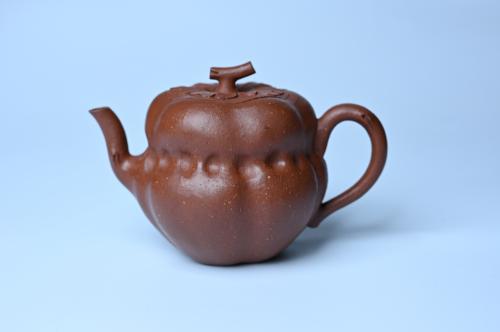 美壶定制老师紫砂壶 美壶特惠 特好降坡泥 柿柿如意紫砂壶 肌理丰富生动 原矿降坡泥