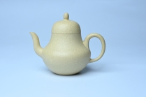 紫砂壶图片：美壶特惠 纯净本绿梨形壶 茶人醉爱 - 美壶网