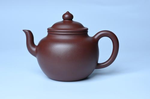 周小培紫砂壶 油润黄龙山4号深井红皮龙 全手工高宫灯壶 东西灰常赞 红皮龙