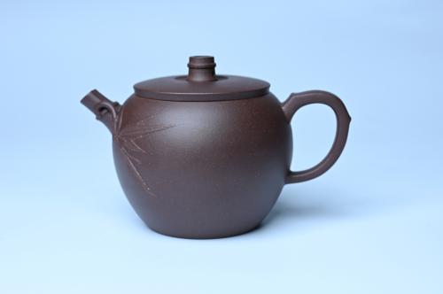 美壶定制紫砂壶 美壶特惠 精致紫泥竹巨轮壶 茶人醉爱 原矿紫泥