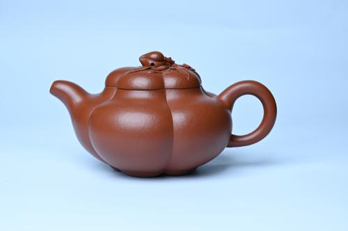 美壶定制紫砂壶 美壶特惠 精品大红袍朱泥上合桃 茶人醉爱 大红袍