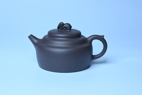 美壶定制紫砂壶 美壶特惠 精品青灰泥玉兔紫砂壶 茶人醉爱 青灰泥