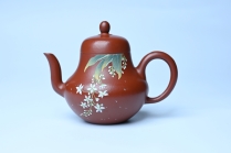 紫砂壶图片：美壶特惠 优质朱泥梨形壶 工夫茶具  茶人醉爱 - 美壶网