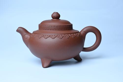 美壶定制紫砂壶 美壶特惠 精致特好底曹青云肩如意壶 原矿底槽清