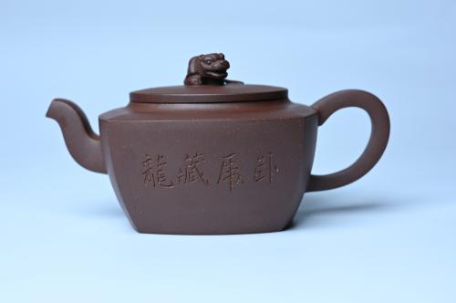 美壶定制紫砂壶 美壶年底特惠 精工卧虎藏龙壶 难度大 茶人醉爱 原矿紫泥