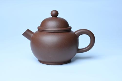 王静然紫砂壶 美壶特惠 精致黑星红拼紫泥（家藏限量）大炮巨轮壶 球孔出水爽利 茶人醉爱 原矿紫泥