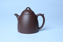 紫砂壶图片：美壶特惠 特好手磨料老紫泥秦权 茶人醉爱 - 美壶网