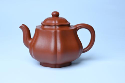 美壶定制老师紫砂壶 美壶特惠 老朱泥高菱壶 茶人醉爱 原矿朱泥