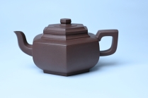 紫砂壶图片：美壶特惠 潜力股凌晨老师 精致紫泥全手工雪华壶 期待与您结缘 - 美壶网