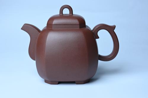 张海艳紫砂壶 实力派张海艳全手工家藏底槽清精工福临八方壶 气势磅礴 原矿底槽清