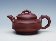 紫砂壶图片：双线竹鼓 - 美壶网