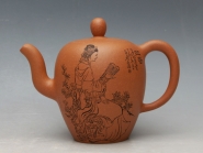 紫砂壶图片：中国古典名著《红楼梦》之十二金钗 - 美壶网