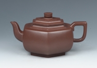 紫砂壶图片：六方雪华 - 美壶网