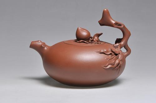 朱俊锋紫砂壶 延年益寿 