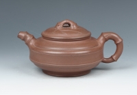 紫砂壶图片：双线竹鼓 - 美壶网