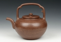 紫砂壶图片：吴经提梁 - 美壶网