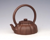 紫砂壶图片：玉兰提梁 - 美壶网