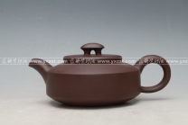紫砂壶图片：汉扁 280CC - 美壶网