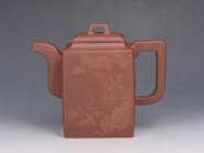 紫砂壶图片：方砖壶 - 美壶网