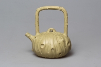 紫砂壶图片：年轮提梁 - 美壶网