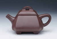 紫砂壶图片：抽角石瓢 - 美壶网