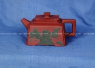 紫砂壶图片：四方抽角壶 - 美壶网