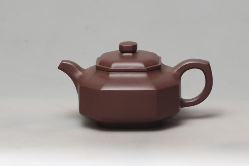 唐建平紫砂壶 扁八方 