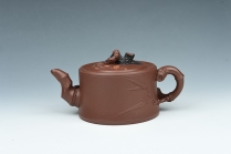 紫砂壶图片：三友竹段壶 - 美壶网