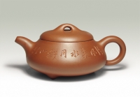 紫砂壶图片：扁石瓢 - 美壶网