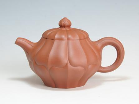 陈顺根紫砂壶 高合菱壶 