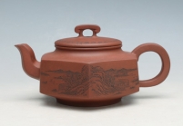 紫砂壶图片：山谷琴声 - 美壶网