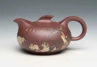 紫砂壶图片：生肖半月 - 美壶网