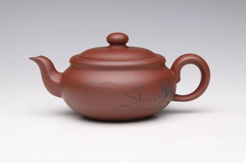 朱叶新紫砂壶 紫玉禅茶 