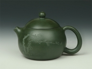 紫砂壶图片：倒把西施（梅兰竹菊） - 美壶网