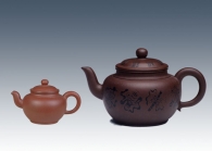 紫砂壶图片：大小云肩鼓腹 - 美壶网