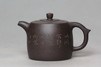 紫砂壶图片：井栏（紫玉金砂） - 美壶网