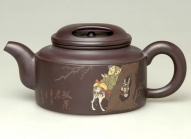 紫砂壶图片：八仙过海之张果老 - 美壶网