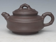 紫砂壶图片：双线竹鼓 - 美壶网