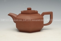 紫砂壶图片：六方抽盖 - 美壶网